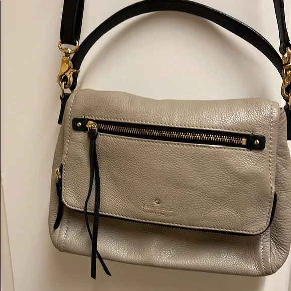 Kate Spade Taupe and Black Shoulder Bag - Picture 3 of 9